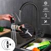Kitchen Faucets Single Handle Sink Faucet Copper Pull Down Head Faucet Sprayer w/ Hot Cold Water Control