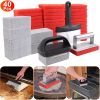 40Pcs Griddle Cleaning Kit for Blackstone with Grill Stone Griddle Scraper Griddle Brush with Stainless Steel Handle